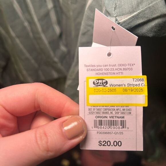 NWT Auden Button Up Top Size XL - Picture 2 of 5